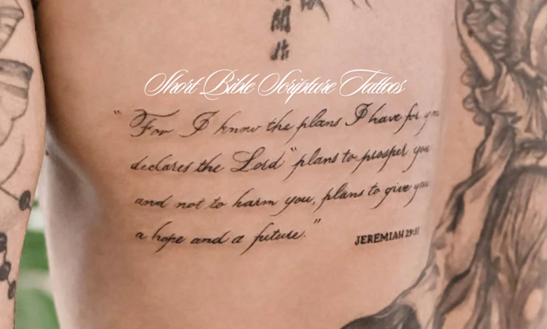 Short Bible Scripture Tattoos